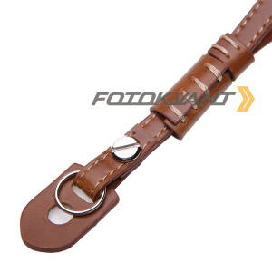 Fotokvant STR-51 ремень для фотоаппарата кистевой светло-коричневый