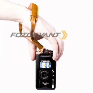 Fotokvant STR-51 ремень для фотоаппарата кистевой светло-коричневый