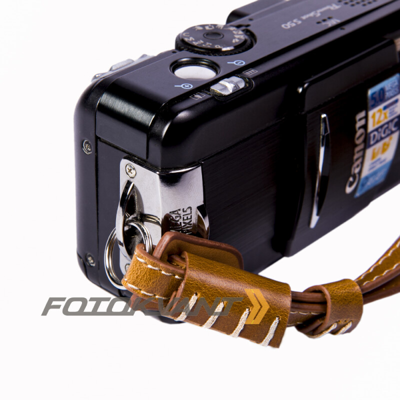 Fotokvant STR-51 ремень для фотоаппарата кистевой светло-коричневый