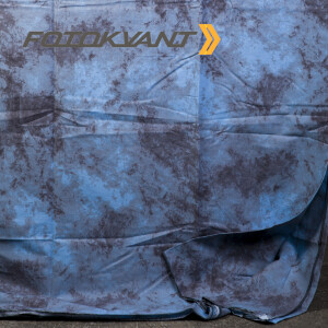 Fotokvant BG-3060 TD10 фон тканевый 3х6 м пятнистый сине-черный
