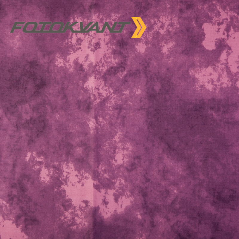 Fotokvant BG-3060 TD40 фон тканевый 3х6 м пятнистый бордово-розовый