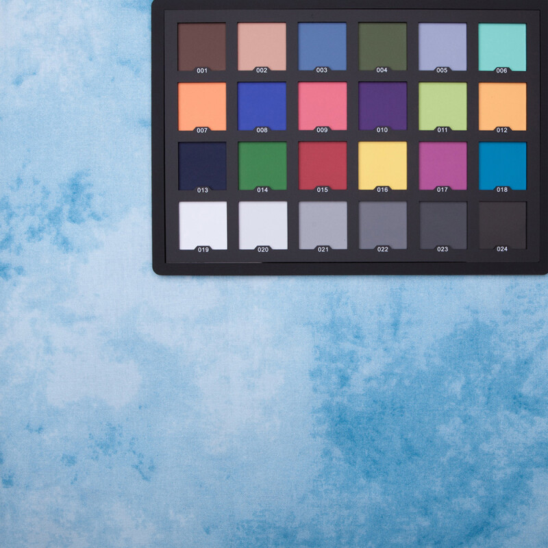 Fotokvant BG-3060 TD80 фон тканевый 3х6 м пятнистый голубой