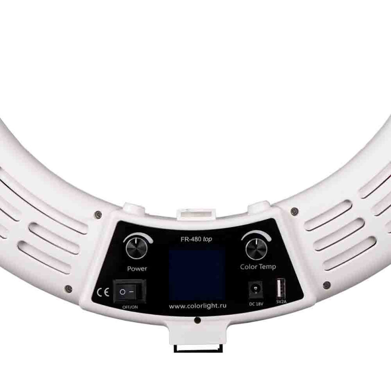 Color FR-480 top кольцевая светодиодная лампа белая