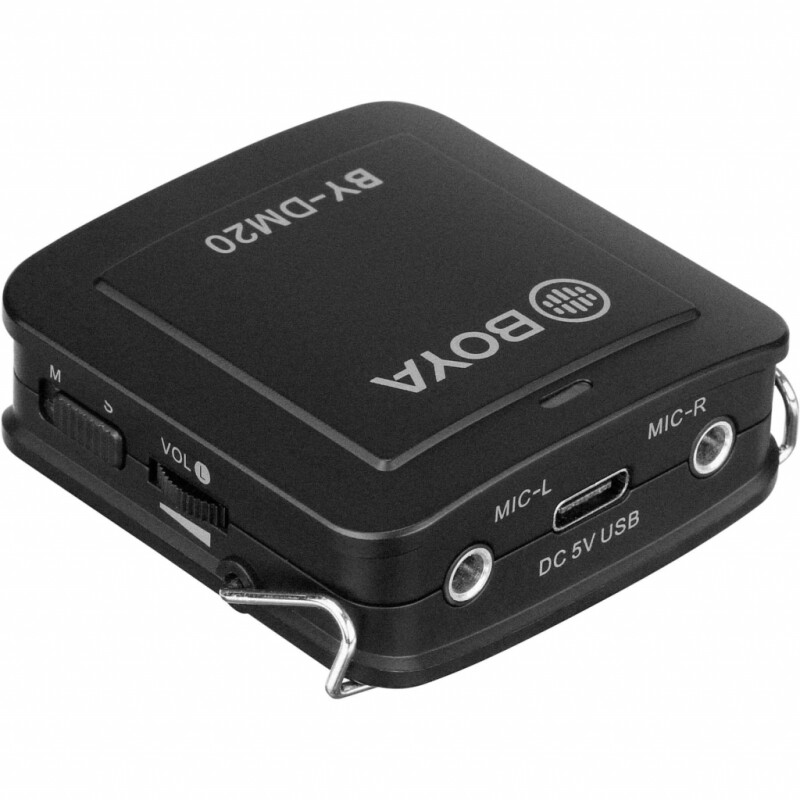 Boya BY-DM20 двухканальный петличный микрофон