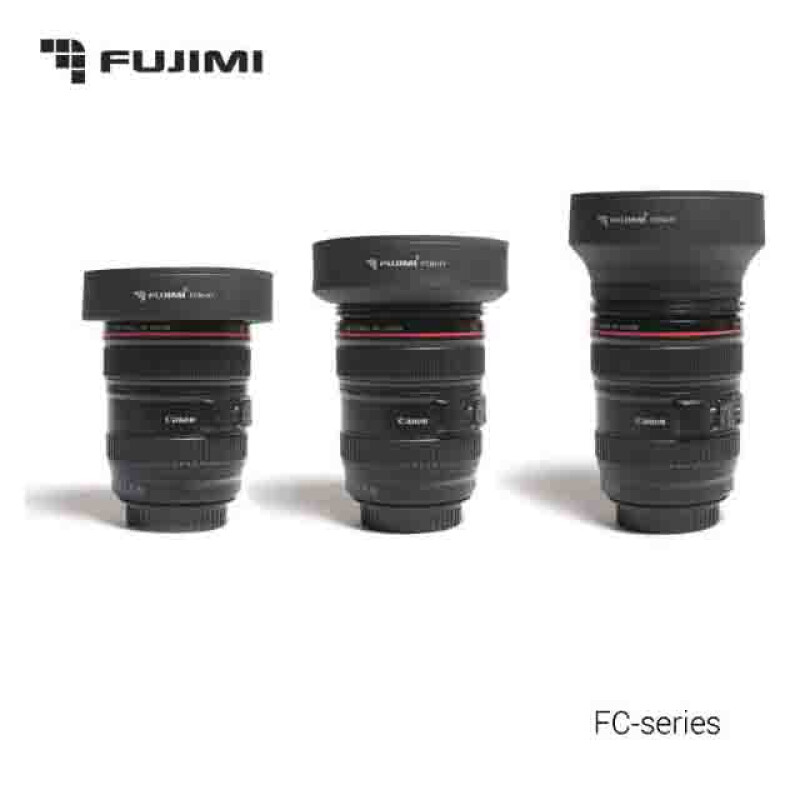 Fujimi FCRH82 трехступенчатая резиновая складная бленда на резьбу 82 мм