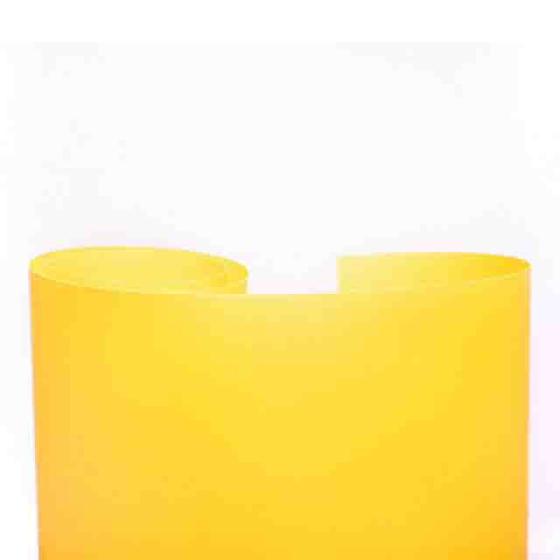 Fotokvant BP-0113SM Yellow mat/semi-mat фон пластиковый желтый матовый/полуматовый 1х1.3 м