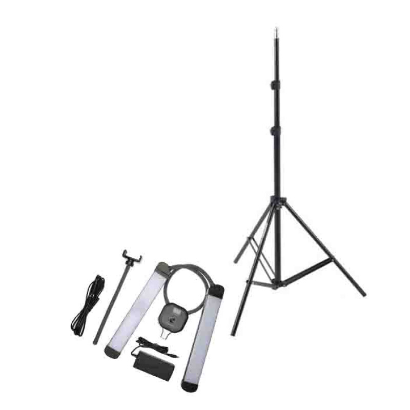 Fotokvant LED-2 KIT светодиодный осветитель цветовая температура 3000-6500К со стойкой