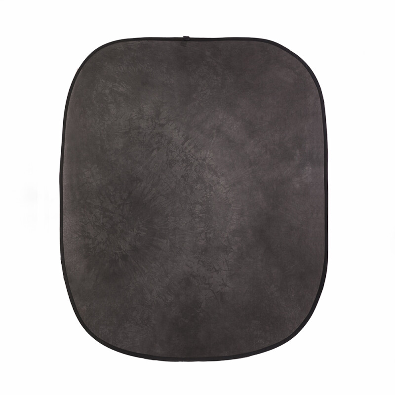 Fotokvant BG-1821 Dark Grey Tie-dye фон 1,8х2,1 м тканевый складной темно-серый пятнистый