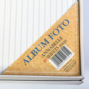 ZEP AB323250 Annabella фотоальбом в коробке свадьба 100 белых страниц 32x32 белый с брошью