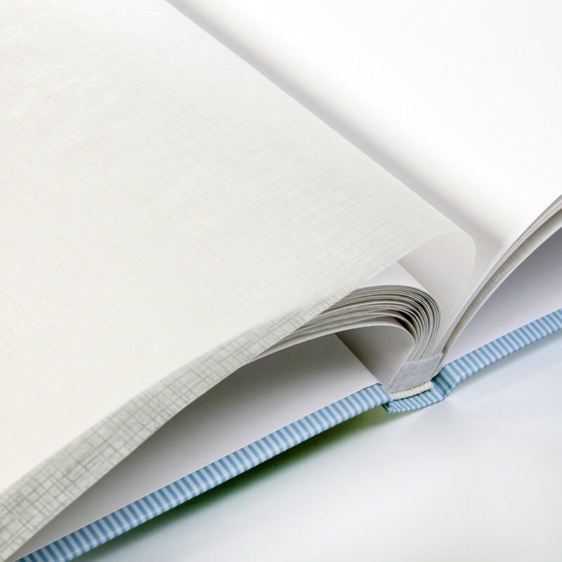 ZEP AS242420B Alison Blue фотоальбом в коробке детский 40 белых страниц 24x24 голубой