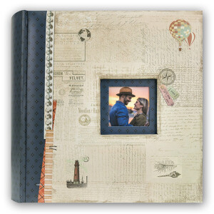 ZEP B46200BL Mumbai Blue фотоальбом 200 фото 11x16 синий корешок