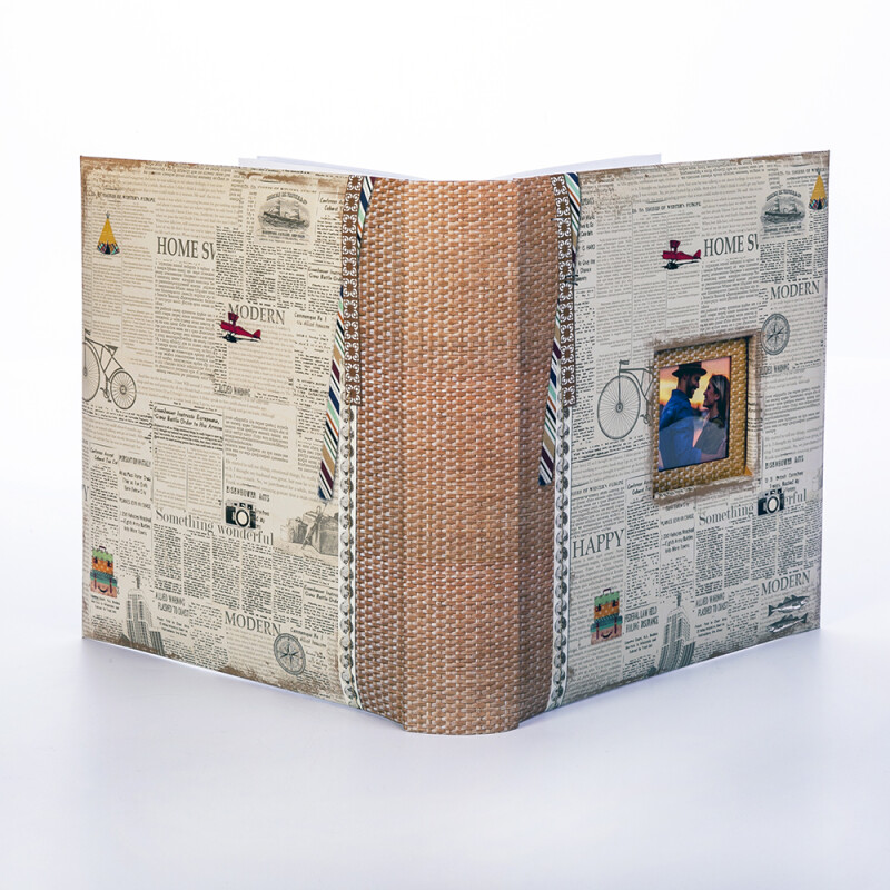 ZEP B46200BR Mumbai Brown фотоальбом 200 фото 11x16 коричневый корешок