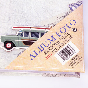 ZEP BG46200L Bogota Blue фотоальбом 200 фото 11x16 голубой