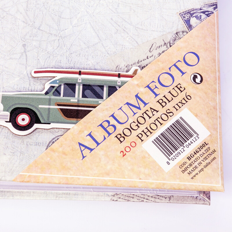 ZEP BG46200L Bogota Blue фотоальбом 200 фото 11x16 голубой