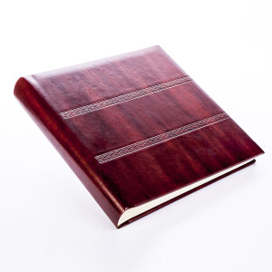 ZEP SKY53 Италия фотоальбом 80 белых страниц 30x30 кожа коричневый