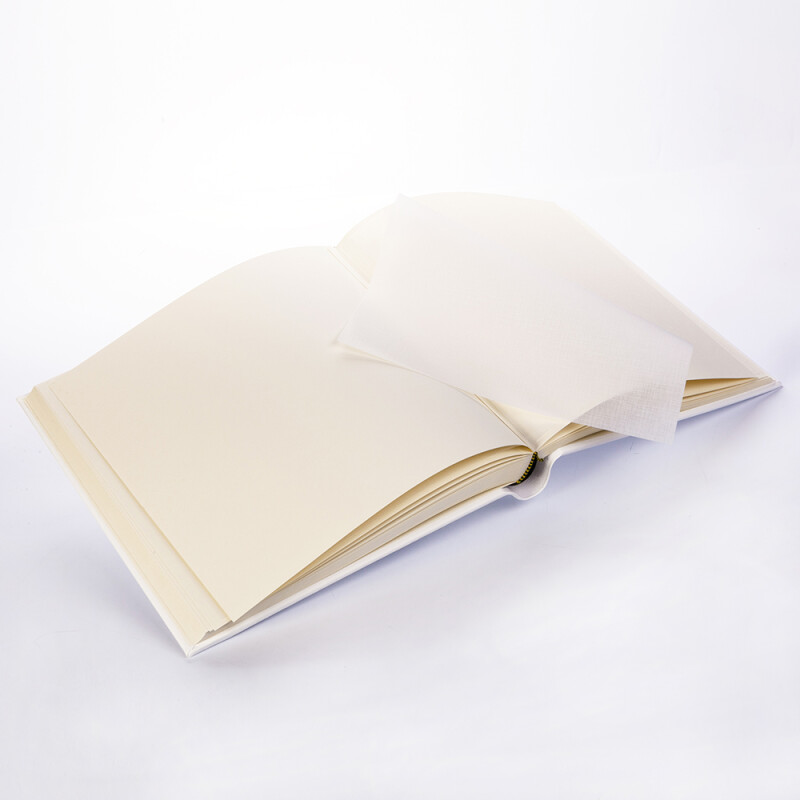 ZEP SKY66 Италия фотоальбом 80 белых страниц 30x30 кожа белый