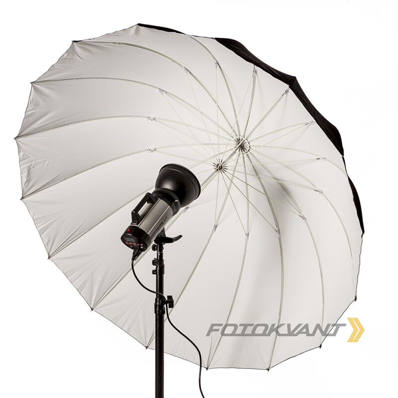 Fotokvant U-165W Para параболический глубокий зонт белый 165 см
