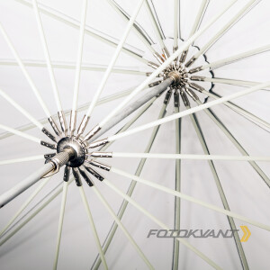 Fotokvant U-165W Para параболический глубокий зонт белый 165 см