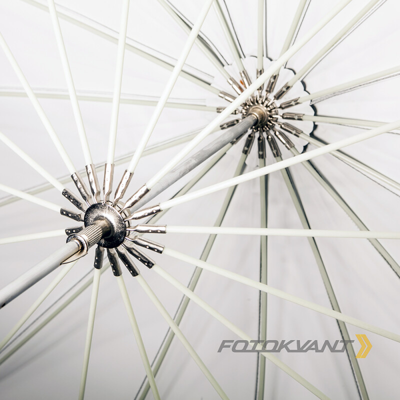 Fotokvant U-165W Para параболический глубокий зонт белый 165 см