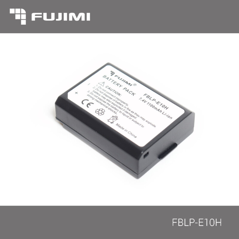 Fujimi FBLP-E10H аккумулятор 1100 mAh для цифровых фото- и видеокамер
