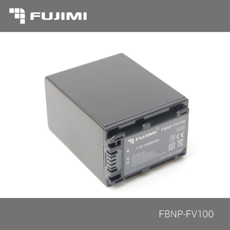 Fujimi FBNP-FV100 аккумулятор 3000 mAh для цифровых фото- и видеокамер