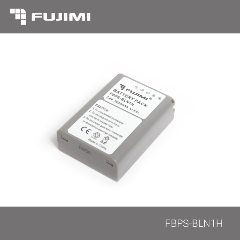 Fujimi FBPS-BLN1H аккумулятор 1020mAh для камер Pen E-P5, OM-D E-M5 Mark II, E-M1 OLYMPUS