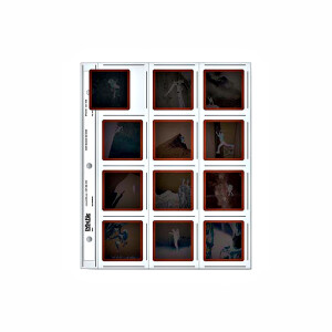 PrintFile 225-12HB файл-сливер для фотопленки 3 полосы по 4 кадра 6х6 (1 лист)