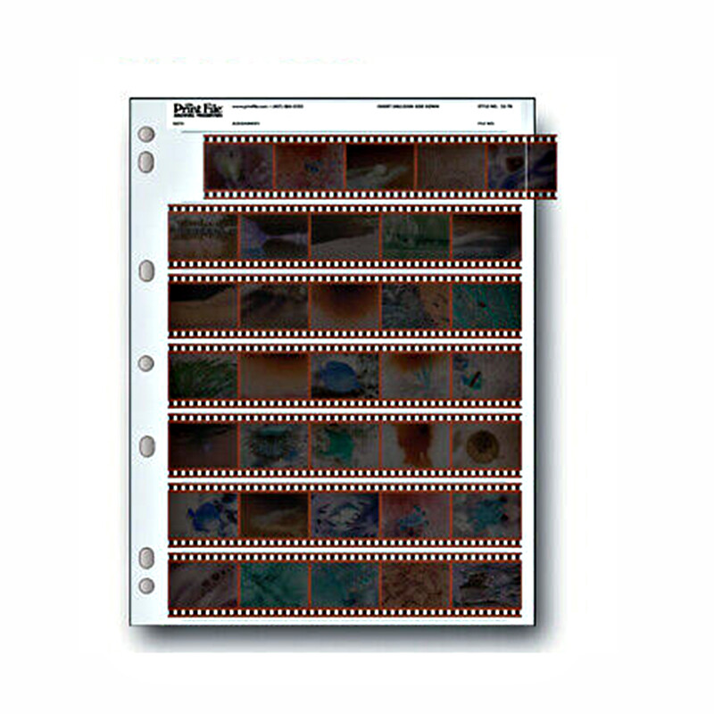 PrintFile 35-7B файл-сливер для фотопленки 7 полос по 5 кадров (1 лист) 35мм