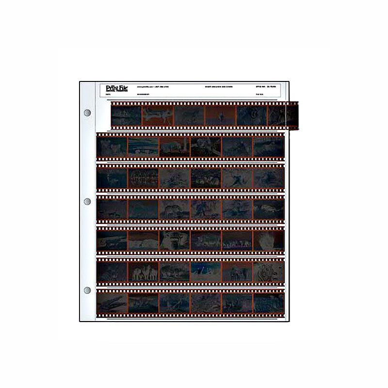 PrintFile 35-7BXW файл-сливер для фотопленки 7 полос по 6 кадров (25 листов)
