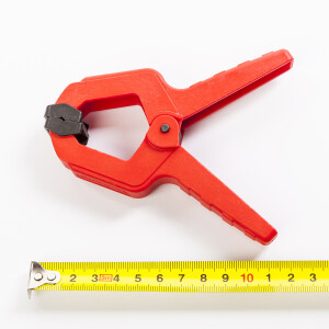 Fotokvant CL-P100 Red зажим пластиковый средний 100 мм красный