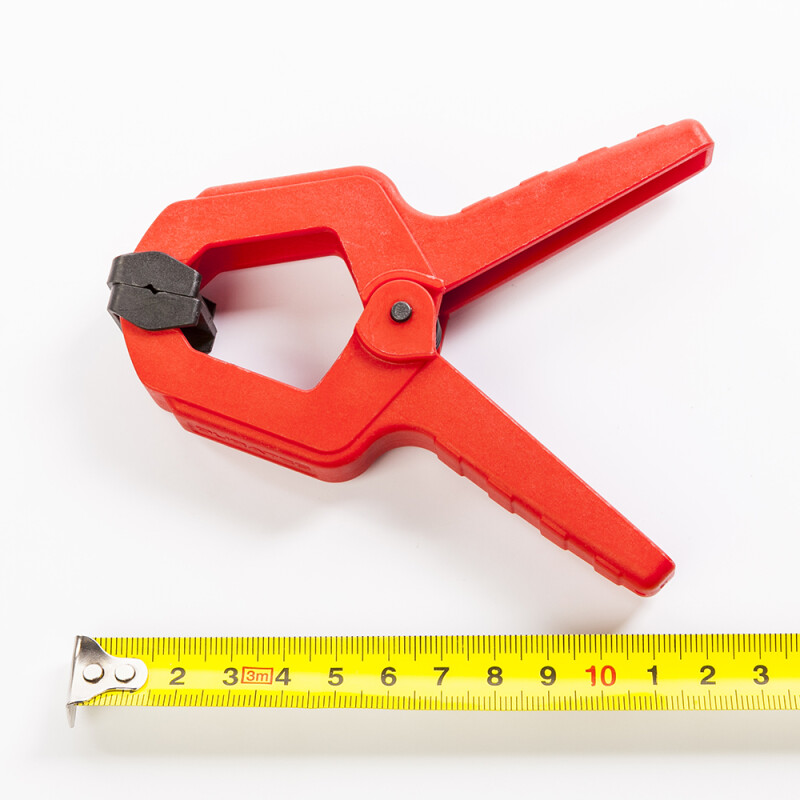 Fotokvant CL-P100 Red зажим пластиковый средний 100 мм красный