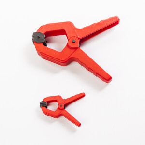 Fotokvant CL-P100 Red зажим пластиковый средний 100 мм красный