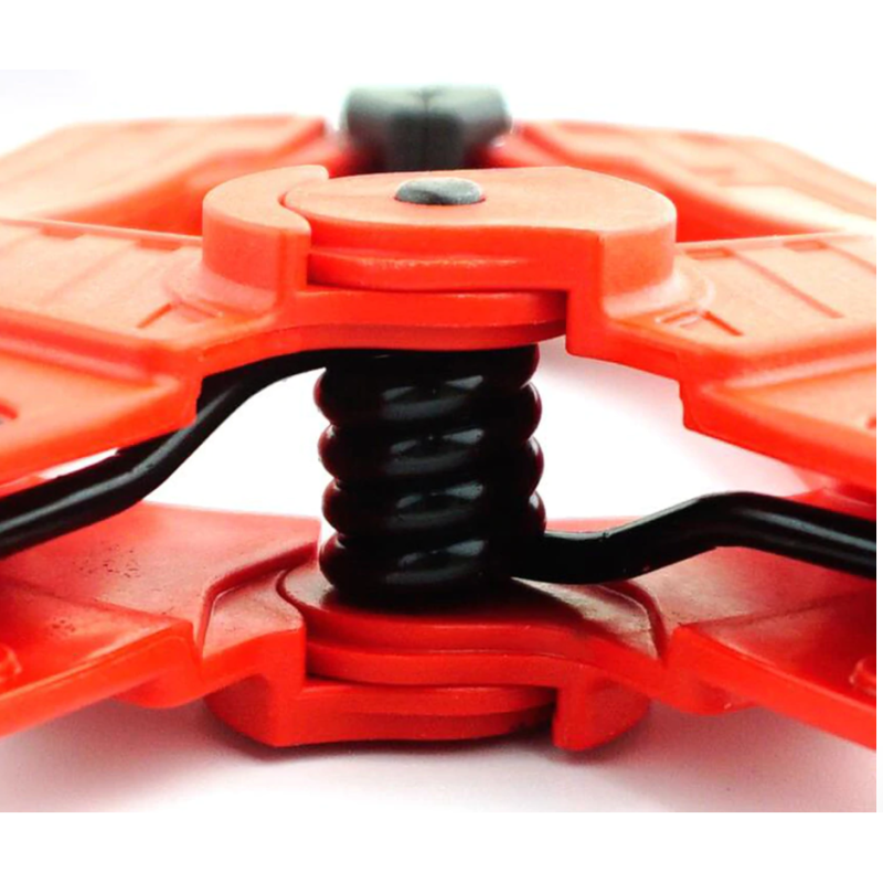 Fotokvant CL-P100 Red зажим пластиковый средний 100 мм красный