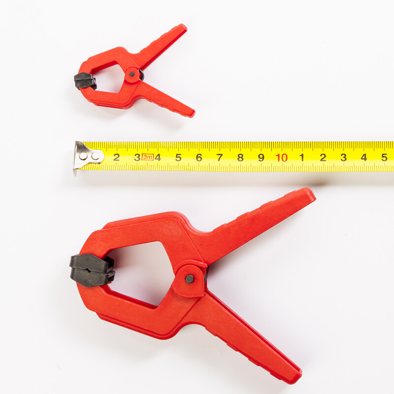 Fotokvant CL-P50 Red зажим пластиковый малый 50 мм красный