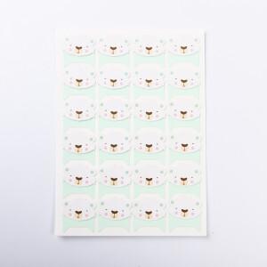 Albonny PC-011 Polar bear уголки для фотоальбомов белый медвежонок