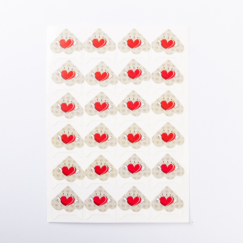 Albonny PC-014 Red heart уголки для фотоальбомов сердечко