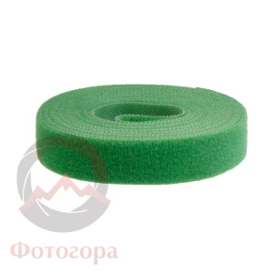 Fotokvant Tape-28G лента-липучка 5 м для организации проводов в студии зеленая