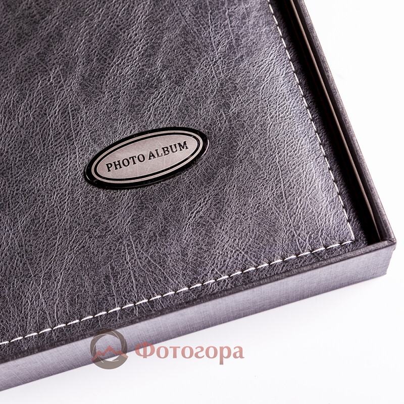 Albonny AML-2732-40-B фотоальбом кожаный в подарочной коробке черный 40 белых страниц