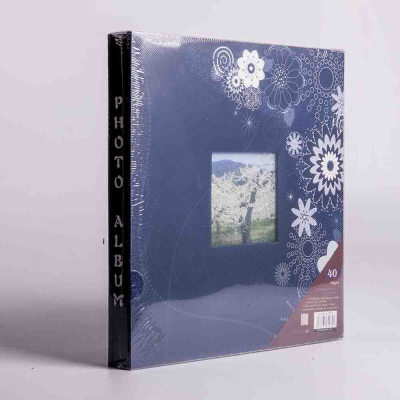 Albonny AMP-2732-40-B фотоальбом сапфировый 40 белых страниц