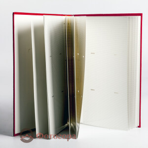 Albonny APV-2232-100-R фотоальбом замшевый красный с кармашками 300 фото