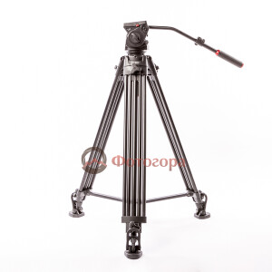 KingJoy VT-3500+VT-3530 профессиональный штатив с видеоголовой