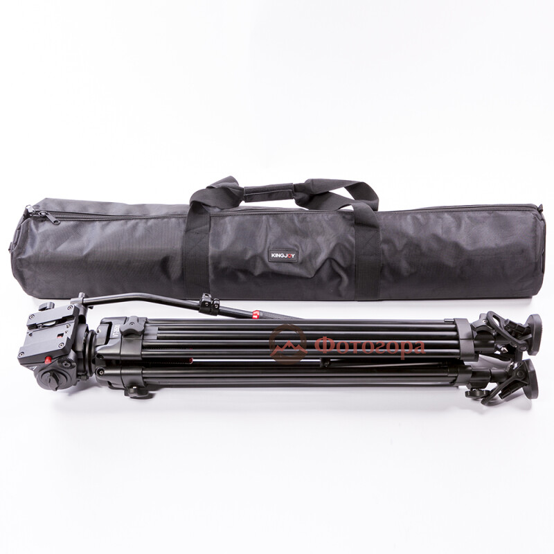 KingJoy VT-3500+VT-3530 профессиональный штатив с видеоголовой