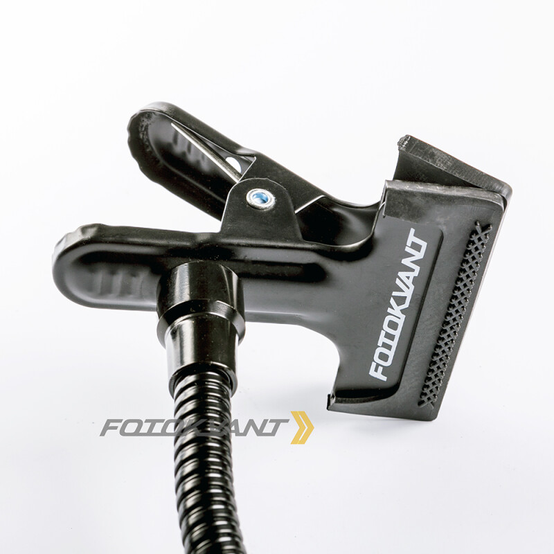 Fotokvant FLX-08 гибкая штанга 50 см с клипсой и адаптером 16 мм