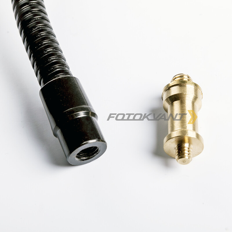 Fotokvant FLX-08 гибкая штанга 50 см с клипсой и адаптером 16 мм