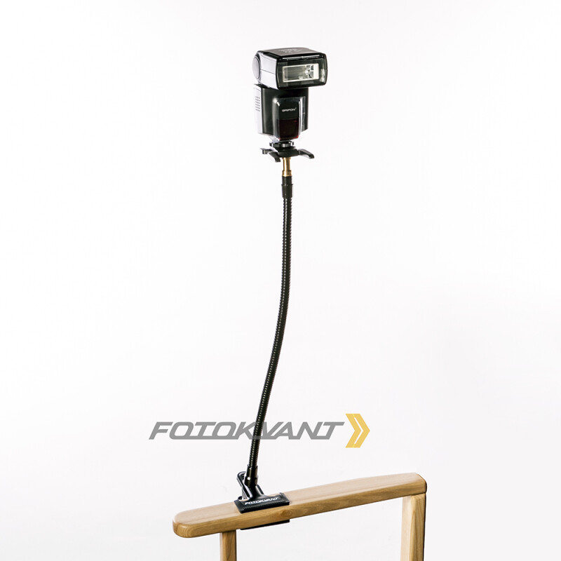 Fotokvant FLX-08 гибкая штанга 50 см с клипсой и адаптером 16 мм