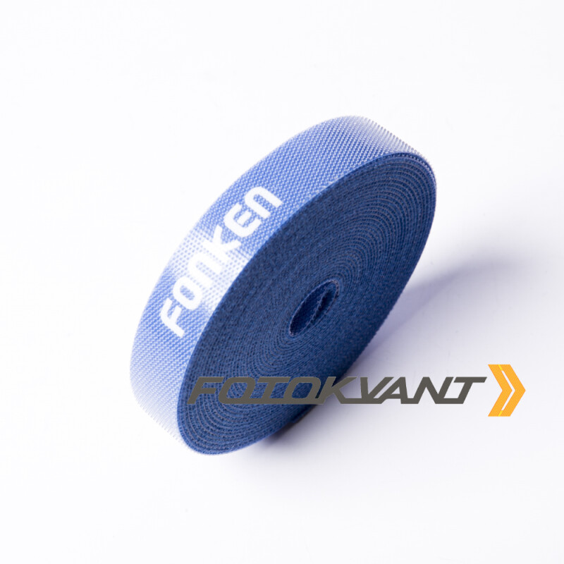 Fotokvant Tape-29B лента-липучка 5 м для организации проводов в студии синяя