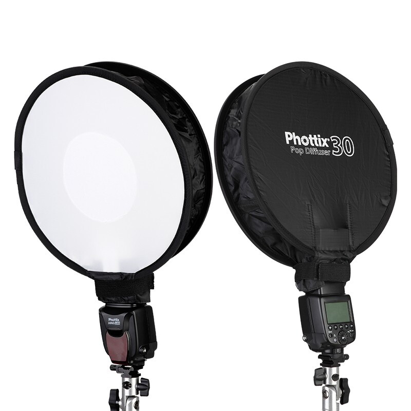 Phottix (37213) Pop diffuser 30 софтбокс круглый для накамерной вспышки