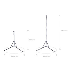 Phottix 88217 Padat компактная студийная стойка 300 см