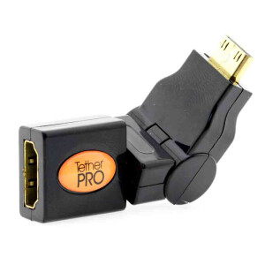 Tether Tools TPHDС360 TetherPro HDMI Mini Swivel Adapter Black поворотный адаптер