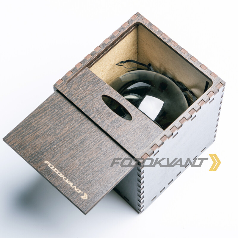 Fotokvant PRS-008 Lensball шар-сфера хрустальная 100 мм в подарочной деревянной коробке